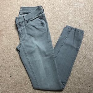Gray denim jeans